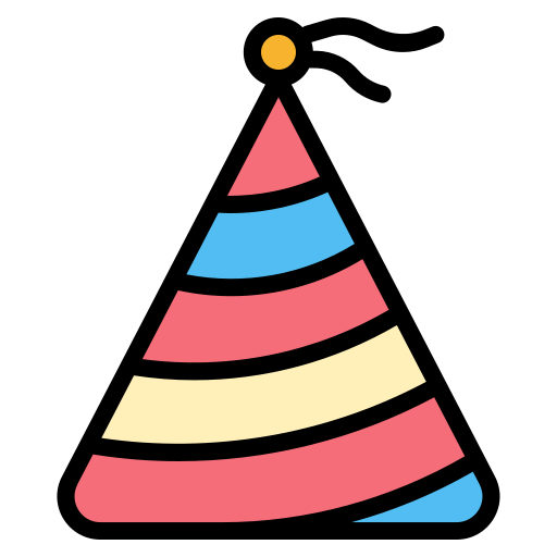 파티 용 모자 Generic color lineal-color icon