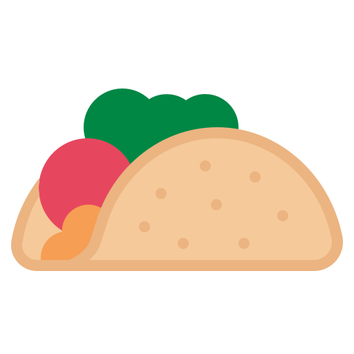 tacos Generic color fill icona