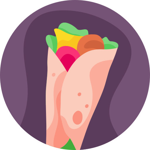 burrito Generic color fill ikona