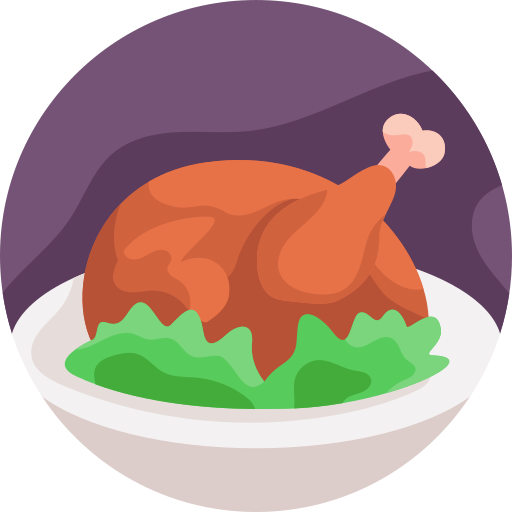 Roasted chicken Generic color fill icon