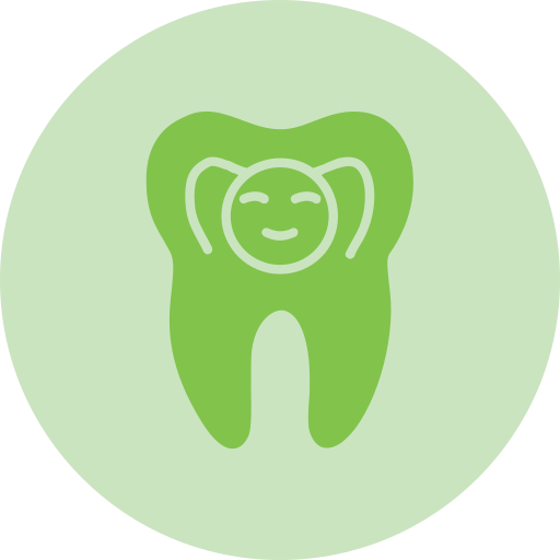 zdrowy ząb Generic color fill ikona