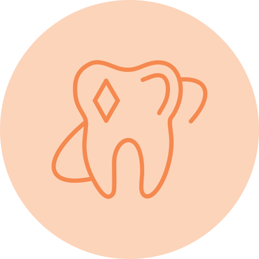 dente pulito Generic color fill icona