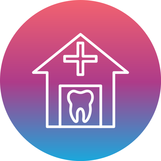 klinika dentystyczna Generic gradient fill ikona