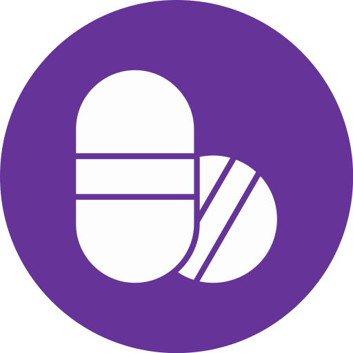 lek przeciwbólowy Generic color fill ikona