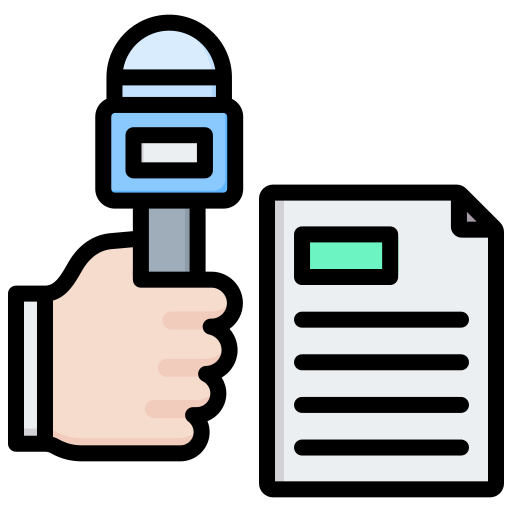 journalist Generic color lineal-color icon