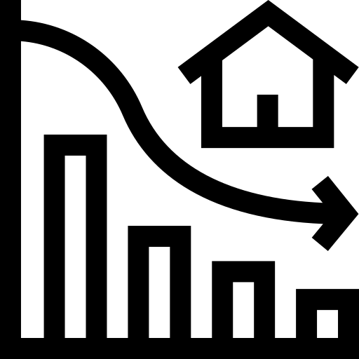 habitation Basic Straight Lineal Icône