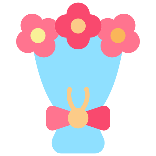 花束 Generic color fill icon