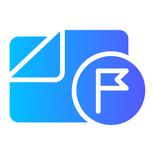 フォルダ Generic gradient fill icon