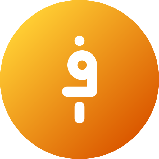 Afghani Generic gradient fill icon