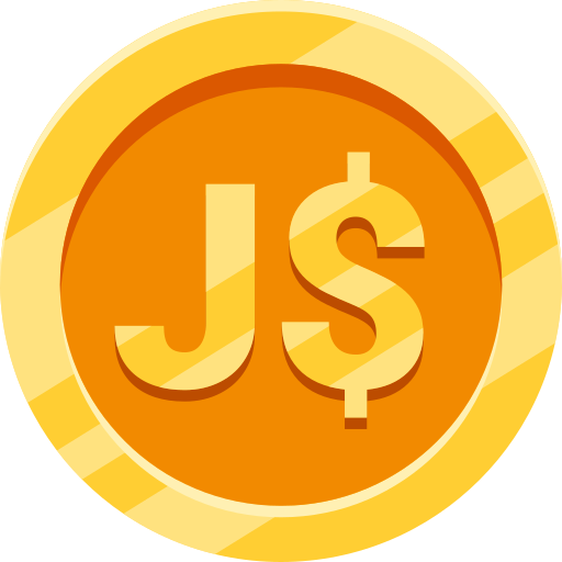 Jamaican Dollar Generic color fill icon
