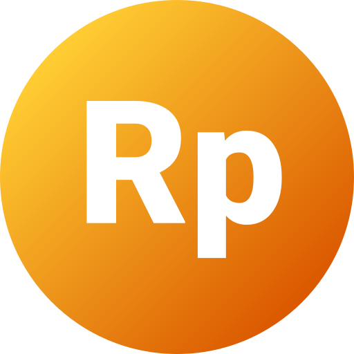 Rupiah Generic gradient fill icon