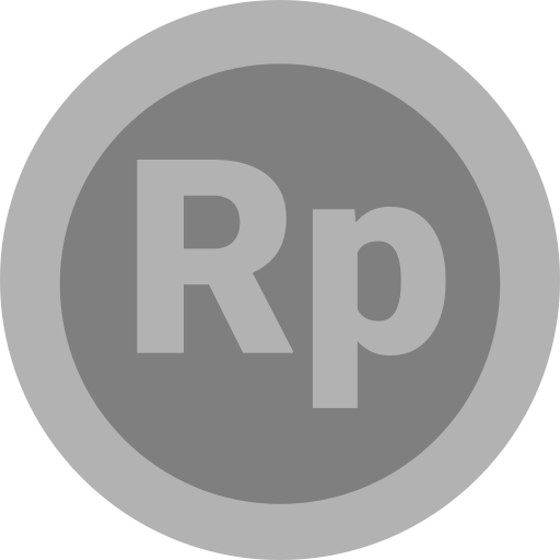rupia Generic color fill ikona