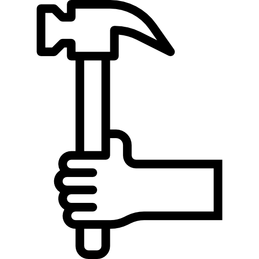 martello srip Lineal icona