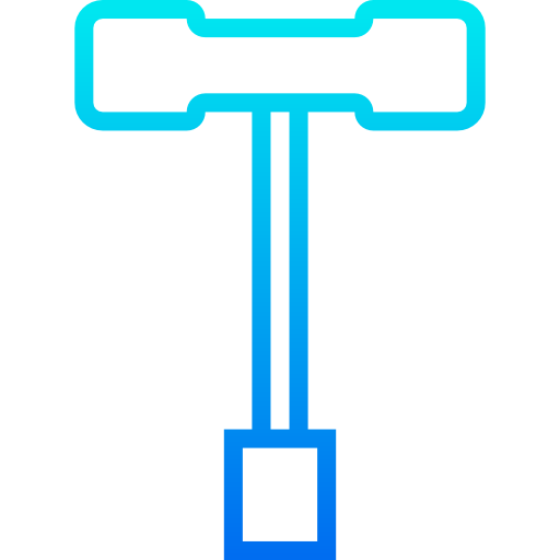Hammer srip Gradient icon