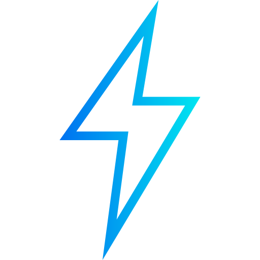 Thunder srip Gradient icon