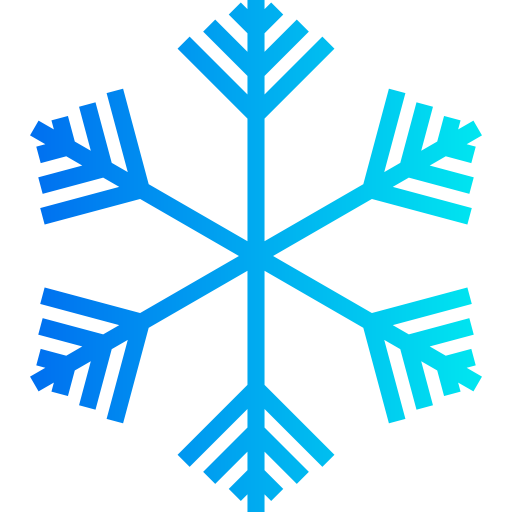 nieve srip Gradient icono