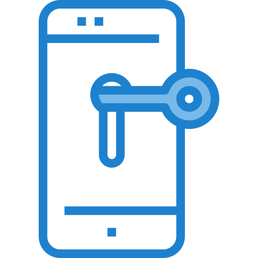 Smartphone itim2101 Blue icon