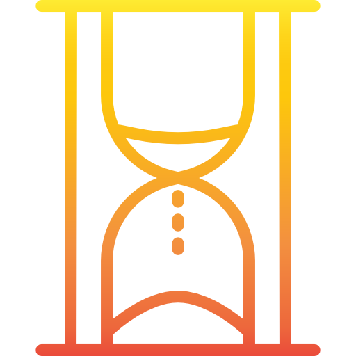 모래 시계 srip Gradient icon