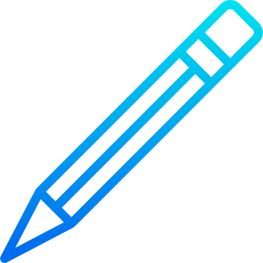 ołówek srip Gradient ikona
