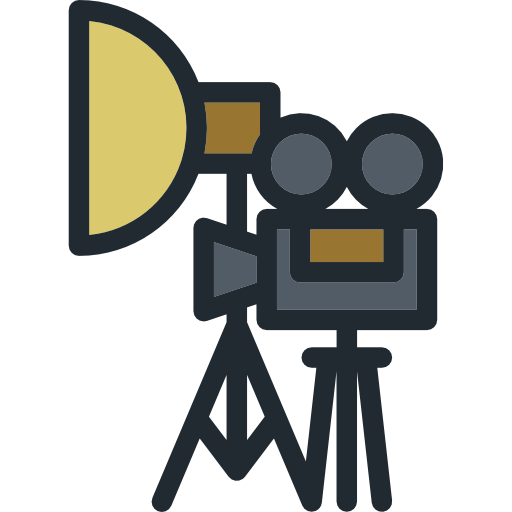 camara de video Octopocto Lineal Color icono