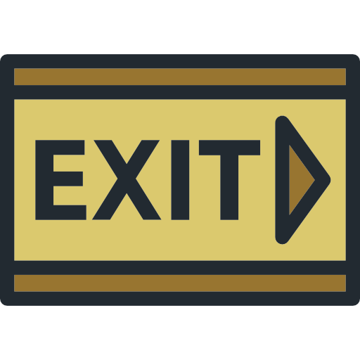 Exit Octopocto Lineal Color icon