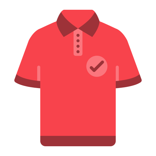 polo hemd Generic color fill icon