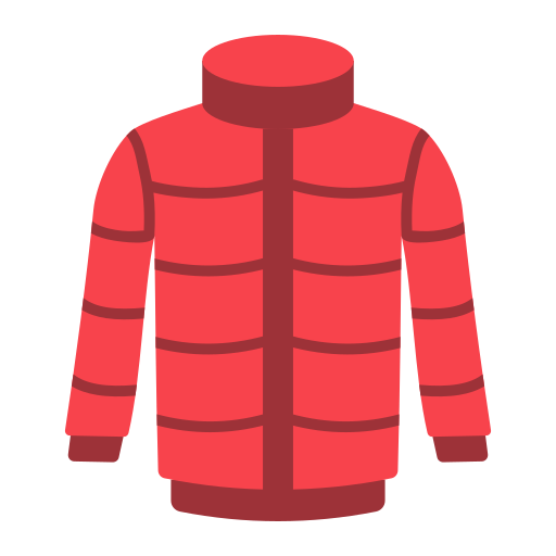 chaqueta de invierno Generic color fill icono