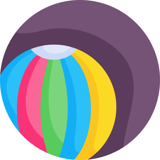 Пляжный мяч Generic color fill иконка
