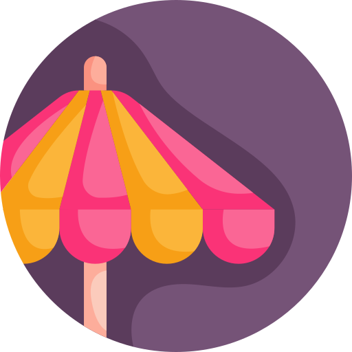 Sun Umbrella Generic color fill icon
