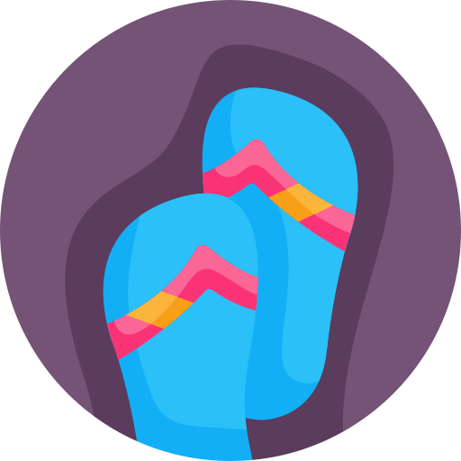 slippers Generic color fill icon