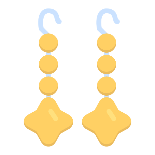 orecchini Generic color fill icona