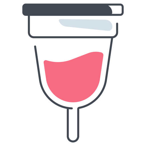 Menstrual cup Generic color fill icon