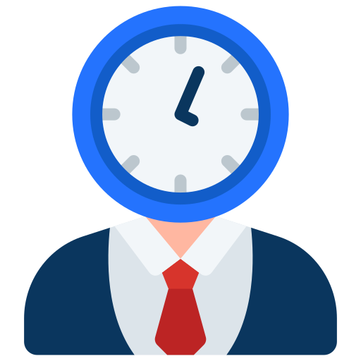 Time manager Juicy Fish Flat icon
