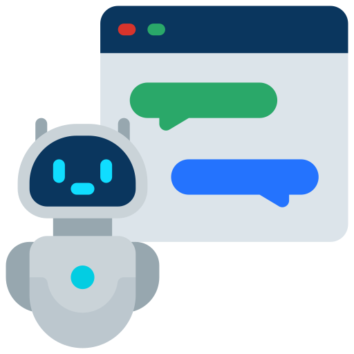 Artificial intelligence Juicy Fish Flat icon