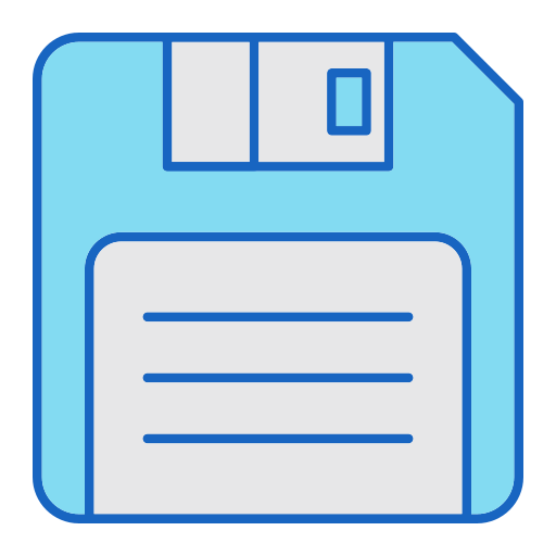 Save File Generic color lineal-color icon
