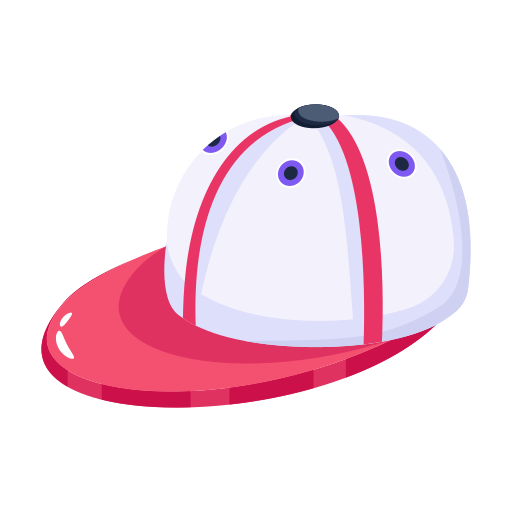 czapka baseballowa Generic color fill ikona