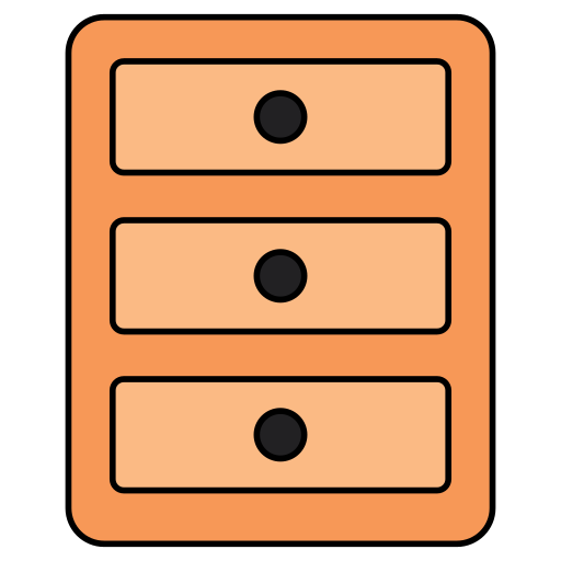 cajón Generic color lineal-color icono