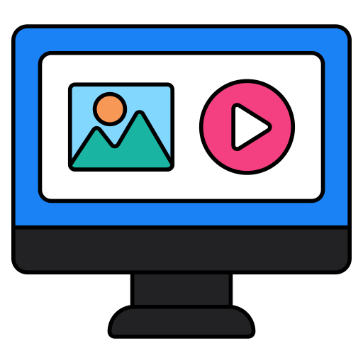 videoinhalt Generic color lineal-color icon