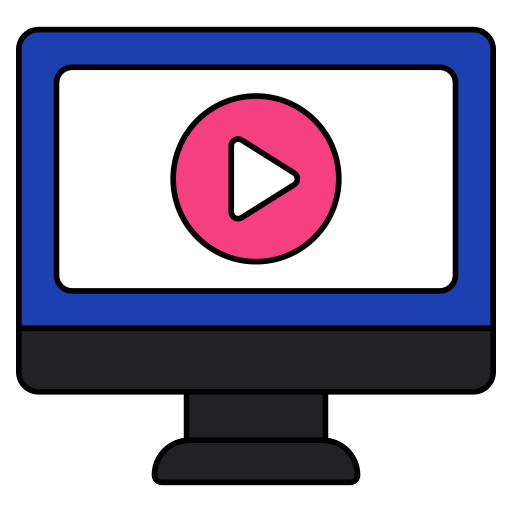 online video Generic color lineal-color icon