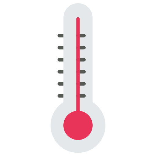 Thermometer Generic color fill icon