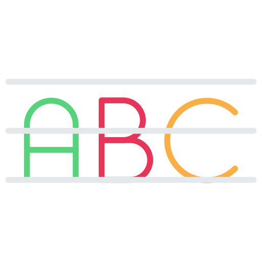 alphabet Generic color fill icon