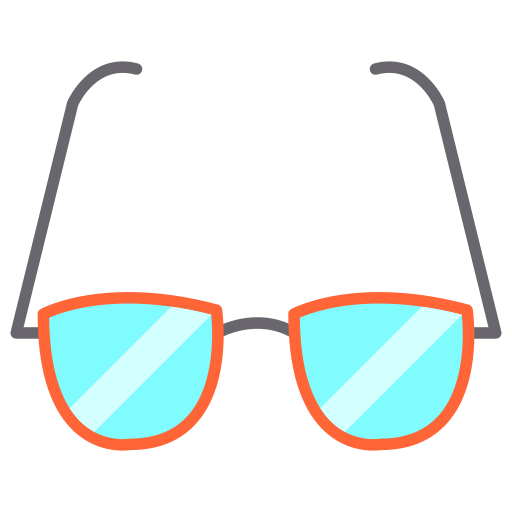 Óculos Generic color fill Ícone