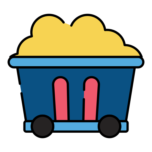 Mine cart Generic color lineal-color icon