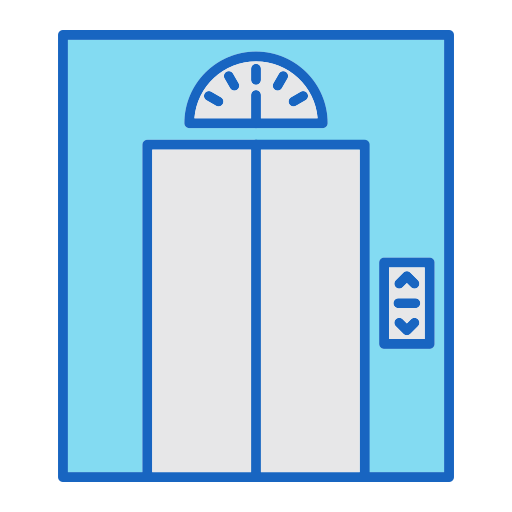 엘리베이터 Generic color lineal-color icon