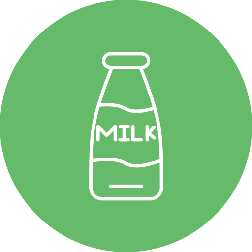 botella de leche Generic color fill icono