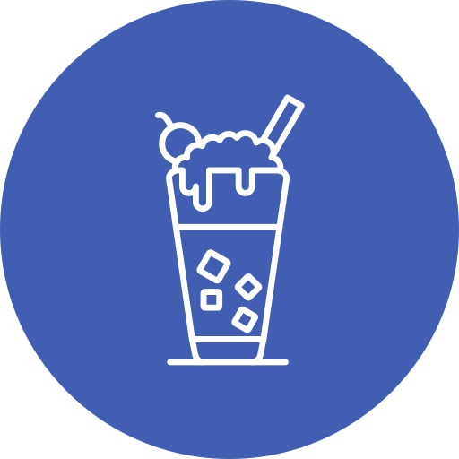 soda con helado Generic color fill icono