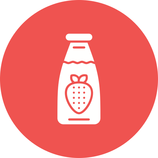 lait de fraise Generic color fill Icône