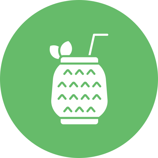 Pineapple juice Generic color fill icon