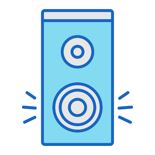 スピーカーボックス Generic color lineal-color icon