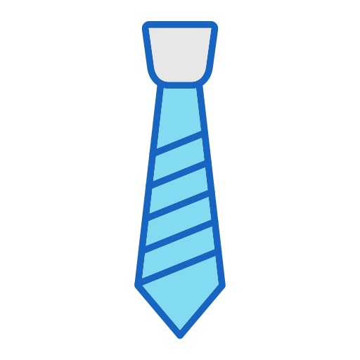 Tie Generic color lineal-color icon